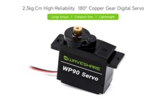 Waveshare 180° Copper Gear Digital Servo 2.3kg.Cm Large Torque High-Reliability