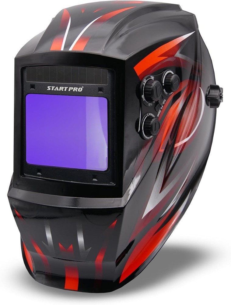 DIN 4/5-9/9-13 Auto Darkening Welding Helmet, True Color, 4 Arc Sensors