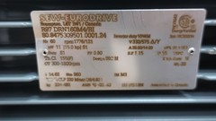 Sew Eurodrive R97 DRN160M4/RI Gearmotor 121rpm 15hp 330/575v-ac 3ph