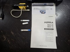 Roland MODELA MDX-15 CNC Desktop Electric Milling Machine w/ Accessories Manual