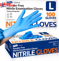 Medical Soft Max™ Nitrile Exam Gloves, 100 Count Latex-Free Powder-Free Non-Ster
