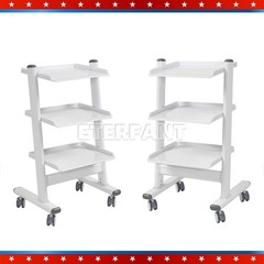 ETERFANT 3 Tiers Dental Trolley Medical Cart Mobile Tool Rolling Cart Dental Lab