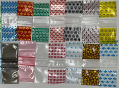 DIME BAGS 1200pcs 1.5″ x 1.5″ WE CHOOSE RANDOM MIX! (12 packs x 100)