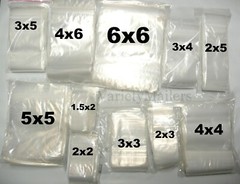 100 Small Reclosable Clear Storage Baggies 17 Sizes to Choose From Top Quality