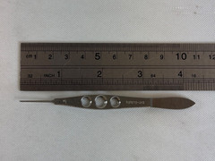 Katena K5-2510 Castroviejo Forceps w/ Platform 1×2 Teeth 0.3mm Ophthalmology