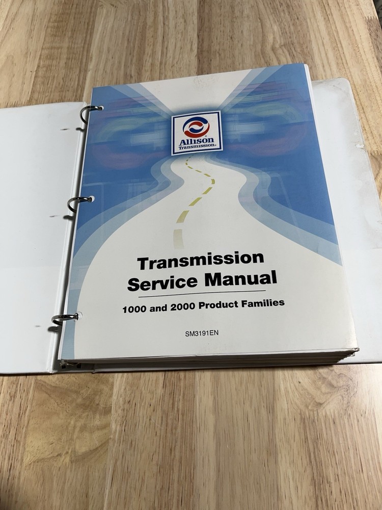 Allison Transmission 1000 and 2000 product Families Service Manual SM3191en