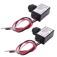 2 120-277V Dusk to Dawn Sensor Photoelectric Switch Light Photocell Sensor Light