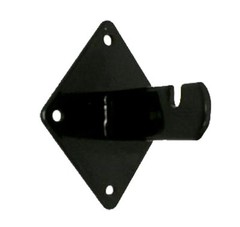 Gridwall Wall Mount Bracket – Grid Panel Mounting Brackets – Black – 8 Pieces
