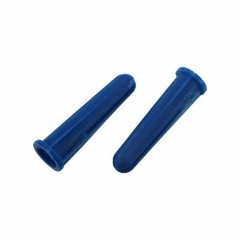 Conical Plastic Anchors 1/4″ #10-#12 x 1″ Blue, Red, White or Clear, Made in USA