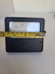 Vintage Hewlett Packard 0…100 PERCENT MODULATION Panel Meter, HP1120-0075