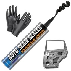 Professional Automotive Seam Sealer, Paintable Quick-Set Polyurethane Auto Body