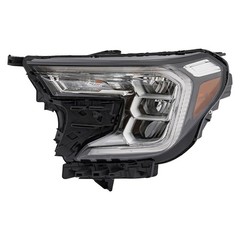 2022-2023 GMC Terrain LED Headlight Left Driver Side Black Housing Clear Lens