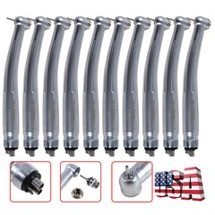 10pc Dental NSK Style High Speed Handpiece 4 HOLE Standard Clean head System