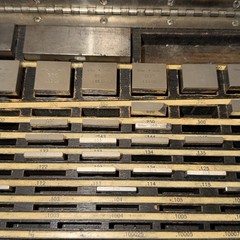 Vintage Starrett Webber Model SCS81A Grade 3-2 Gage Block Set 39 Pieces 4/29/73