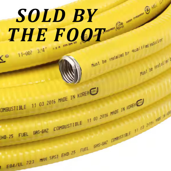 Home-Flex 1 in. CSST Corrugated Stainless Steel Tubing. Sold by the ft.