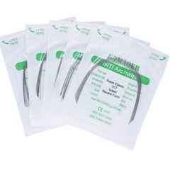 50×Dental Orthodontic Super Elastic Niti Round Arch Wire Square Form 012 Upper