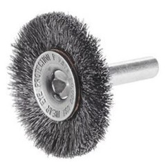 2″ Crimped Carbon Steel Wire Wheel Brush w/ 1/4″ Shank For Die Grinder or Drill