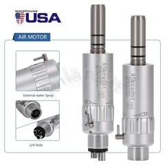 2 HOLES / 4 HOLES Dental Slow Low Speed Handpiece Air Motor E-type ASkeadnt