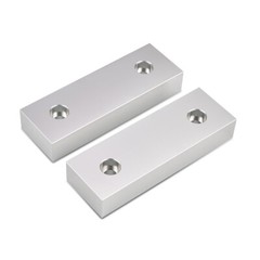 10 Packs (20pcs) 6 x 2 x 1″ Standard Aluminum Soft Jaws Set Fits Kurt 6″ Vises