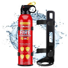 4 In1 Fire Extinguisher with Mount Fire Extinguishers for the House/Car/Kitchen.