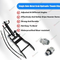Hydraulic Thumb Clip for Mini Excavators Attachments Single Hole Metal Grab