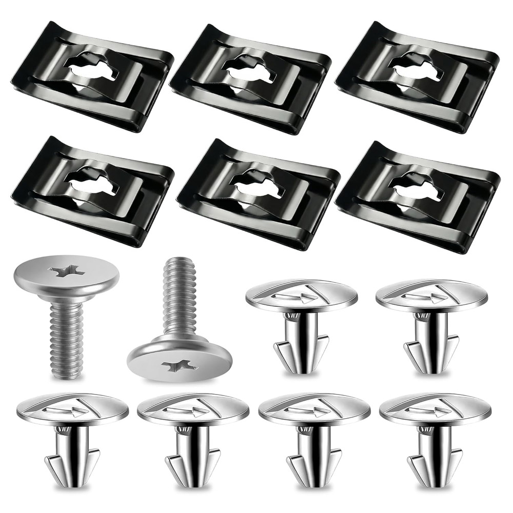 14PCS Engine Splash Shield/Skid Plate Screws, Bolts & Clips for Honda Accord 201
