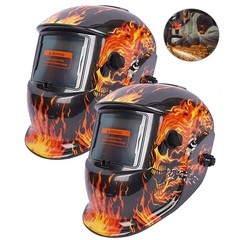 2Pack Large View Area True Color Welder Helmet Auto-Darkening Welding Hood/Mask