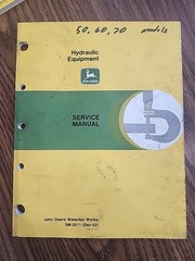 John Deere Hydraulic Equipment SM-2011 Service Manual