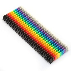 Clip On Wire Markers Wire Number Labels Colorful Cable Numbering Marker Tube For