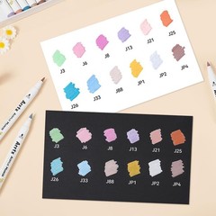12 Colors Metallic Acrylic Paint Pens for Rock Painting, Extra Fine Tip Metallic