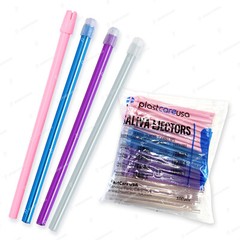 100 ASSORTED Dental Saliva Ejectors Ejector Disposable Suction Tips (1 Bag)