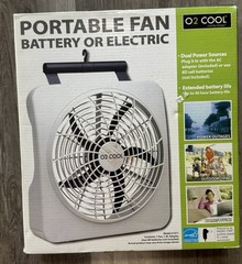 10 Inch Battery Electric Portable Fan Camping Outdoor Fans Indoor Tent Accessory