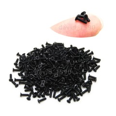 M1 M1.2 M1.4 M1.6 M1.7 M2 Black Steel Phillips Countersunk Flat Head Screw Bolt