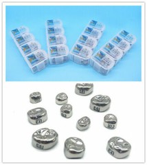 5pcs Dental Kids Primary Molar Crowns Stainless Steel Pediatric crown 48 Sizes
