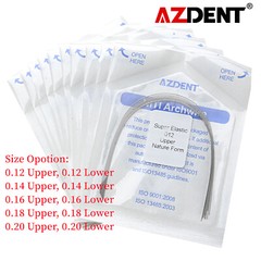 AZDENT Dental Orthodontic Arch Wire Super Elastic NITI Natural Nature Form Round