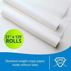 Medical Exam Table Paper White 21x125ft 12 Rolls Hygiene Barrier