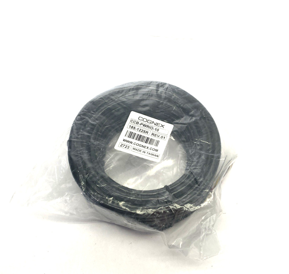 Cognex CCB-PWRIO-10 Power and I/O Breakout Cable 10m 12-Pin Sgl-Ended 185-1225R