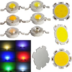 10x 50x Warm Cool White Red Blue Green SMD COB LED Chip 1W 3W 5W 7W Light Lamp