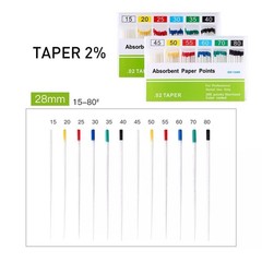 Dental Gutta Percha Points Endodontic .02.04.06 Taper for Root Canal 15-40/40-80
