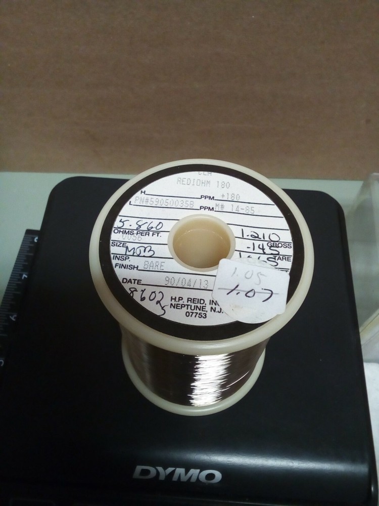 Rediohm 180 Alloy180 .0056″ Resistance Wire 1.05lb – crafts hobby lot102-144