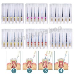 Dental Endo Rotary Files X-pro Gold Taper SX-F3 Files Root Canal Engine Use 25MM