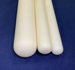 HIGH PURITY ALUMINA 99.7 CERAMIC TUBE CLOSED ONE END – **SOLD BY OD x LENGTH**