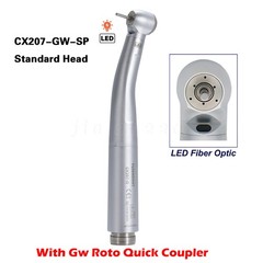 COXO Dental Fiber Optic High Speed Handpiece GW Adec Roto Quick Coupler 6 holes