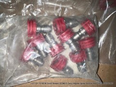 LOT OF 13 NEW Solid Stream QCMEG Zero Degree Spray Nozzle Red FREE SHIPPING