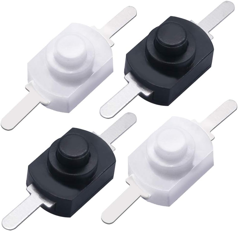 50pcs Self Lock Micro Push Button Switch DC 30V 1A SMD Flashlight Lamp Wall