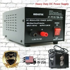 AT-PS16 13.8V 16A amp Heavy Duty DC Regulated Power Supply Grade with Cable New