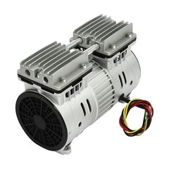 110V High Pressure Oilless Piston Compressor Vacuum Pump Double-Cylinder 550W