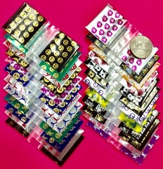 BaggiesSince1987 – 12510 Design Zip Bags 300PCS Metallic 30DSN MIX, READ DETAILS