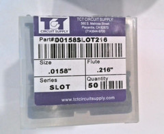 TCT REPOINTED DRILLS SLOT #78 0.0158″ DIA 0.216″ FLUTE (LOT OF 50)