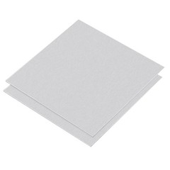 100 x 100 x 1mm Rectangle 1060 Aluminum Sheet Flat Metal Plate Stock 2Pcs